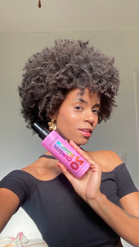Matrix Miracle Creator 20 no Cabelo Crespo
